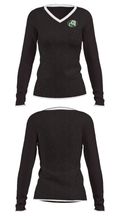 Parkside High School Bands 66765284 Women's Long Sleeve V-neck Shirt - 33