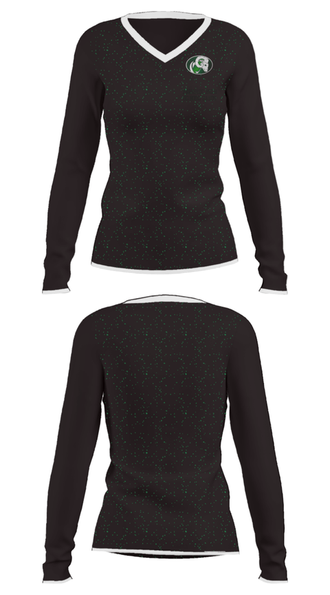 Women's Long Sleeve Vneck Shirt, Parkside High School Bands, Spirit Store, Teamtime, Team time, sublimation, custom sports apparel, team uniforms, spirit wear, spiritwear, sports uniforms, custom shirts, team store, custom team store, fundraiser sports, apparel fundraiser