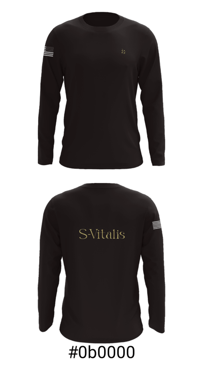 S-Vitalis 5579509 Long Sleeve Performance Shirt - 18