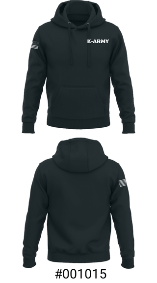 Hoodie, K-ARMY, Army, Teamtime, Team time, sublimation, custom sports apparel, team uniforms, spirit wear, spiritwear, sports uniforms, custom shirts, team store, custom team store, fundraiser sports, apparel fundraiser