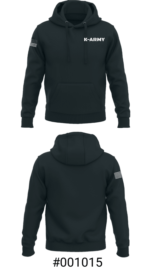 Hoodie, K-ARMY, Army, Teamtime, Team time, sublimation, custom sports apparel, team uniforms, spirit wear, spiritwear, sports uniforms, custom shirts, team store, custom team store, fundraiser sports, apparel fundraiser