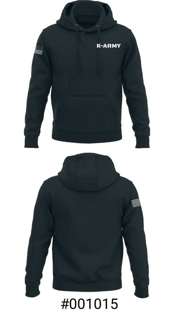 Hoodie, K-ARMY, Army, Teamtime, Team time, sublimation, custom sports apparel, team uniforms, spirit wear, spiritwear, sports uniforms, custom shirts, team store, custom team store, fundraiser sports, apparel fundraiser