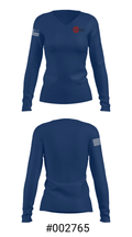 D1Naz Upward Basketball And Cheerleading 41023238 Women's Long Sleeve V-neck Shirt - 20