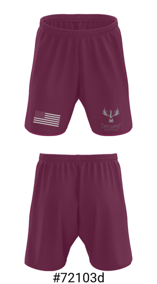 Athletic Shorts With Pockets, Discovery High School, Spirit Store, Teamtime, Team time, sublimation, custom sports apparel, team uniforms, spirit wear, spiritwear, sports uniforms, custom shirts, team store, custom team store, fundraiser sports, apparel fundraiser