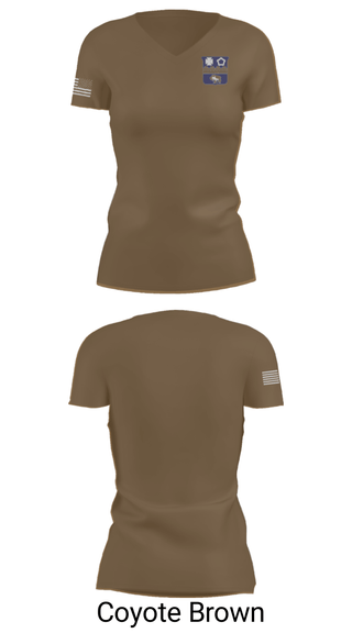 Women's Short Sleeve Vneck Shirt, C Co 4th Battalion 17th Infantry, 7th Infantry Division, Army, Teamtime, Team time, sublimation, custom sports apparel, team uniforms, spirit wear, spiritwear, sports uniforms, custom shirts, team store, custom team store, fundraiser sports, apparel fundraiser