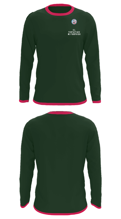 El Tripletazo NC foodtruck 97898055 Long Sleeve Performance Shirt - 29