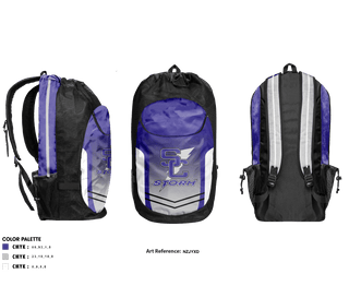 Gear Bag, Stuart W Cramer High School Volleyball, Women's Volleyball, Teamtime, Team time, sublimation, custom sports apparel, team uniforms, spirit wear, spiritwear, sports uniforms, custom shirts, team store, custom team store, fundraiser sports, apparel fundraiser