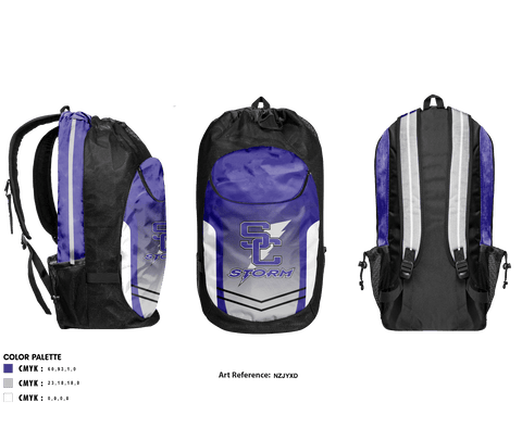 Gear Bag, Stuart W Cramer High School Volleyball, Women's Volleyball, Teamtime, Team time, sublimation, custom sports apparel, team uniforms, spirit wear, spiritwear, sports uniforms, custom shirts, team store, custom team store, fundraiser sports, apparel fundraiser