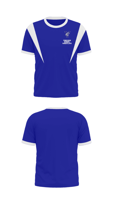 Short Sleeve Performance Shirt, York High School Wrestling, Wrestling, Teamtime, Team time, sublimation, custom sports apparel, team uniforms, spirit wear, spiritwear, sports uniforms, custom shirts, team store, custom team store, fundraiser sports, apparel fundraiser
