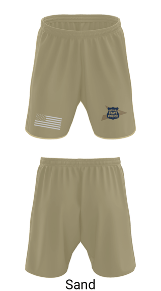 Athletic Shorts With Pockets, Indiana state police, Police, Teamtime, Team time, sublimation, custom sports apparel, team uniforms, spirit wear, spiritwear, sports uniforms, custom shirts, team store, custom team store, fundraiser sports, apparel fundraiser