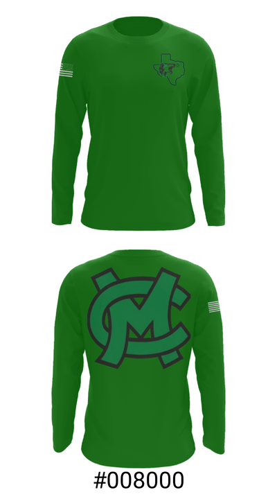 Caddo Mills Middle School Basketball 89707259 Long Sleeve Performance Shirt - 18