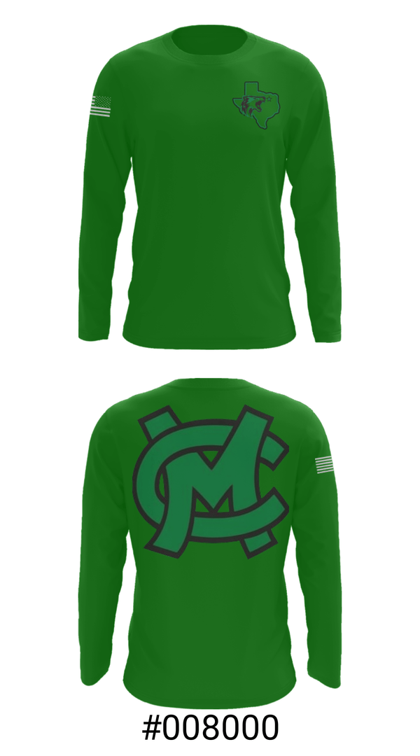 Long Sleeve Performance Shirt, Caddo Mills Middle School Basketball, Men's Basketball, Teamtime, Team time, sublimation, custom sports apparel, team uniforms, spirit wear, spiritwear, sports uniforms, custom shirts, team store, custom team store, fundraiser sports, apparel fundraiser