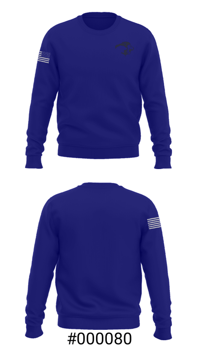 Weatherford Christian School Swimming 67732309 Crew Neck Sweatshirt - 16