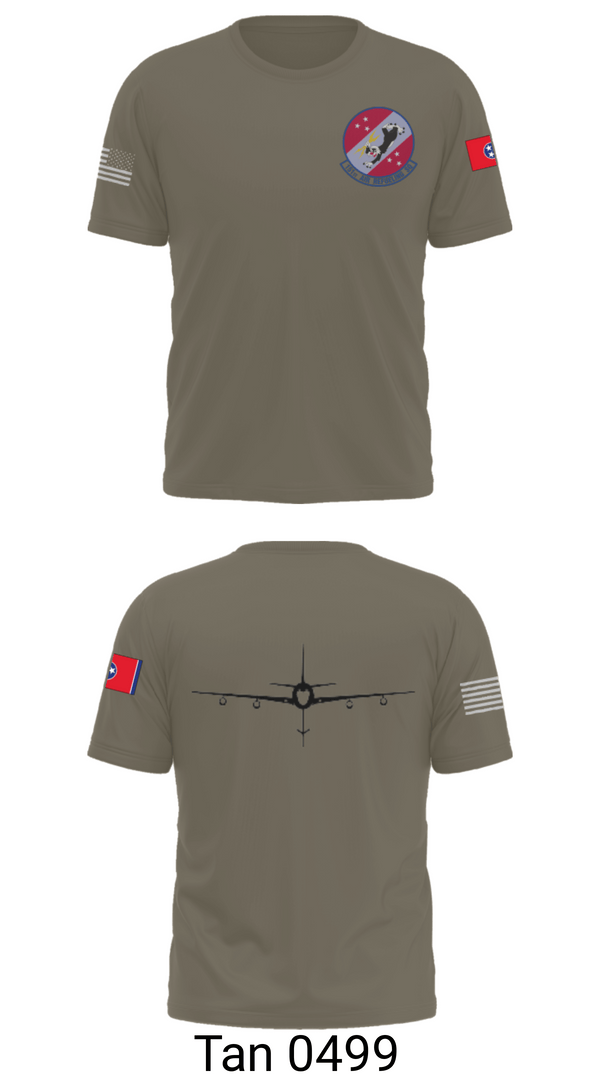 Short Sleeve Performance Shirt, 151st Air Refueling Squadron, Air Force, Teamtime, Team time, sublimation, custom sports apparel, team uniforms, spirit wear, spiritwear, sports uniforms, custom shirts, team store, custom team store, fundraiser sports, apparel fundraiser