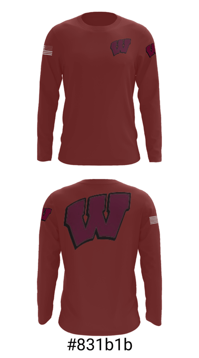 Whitman 29193337 Long Sleeve Performance Shirt - 18