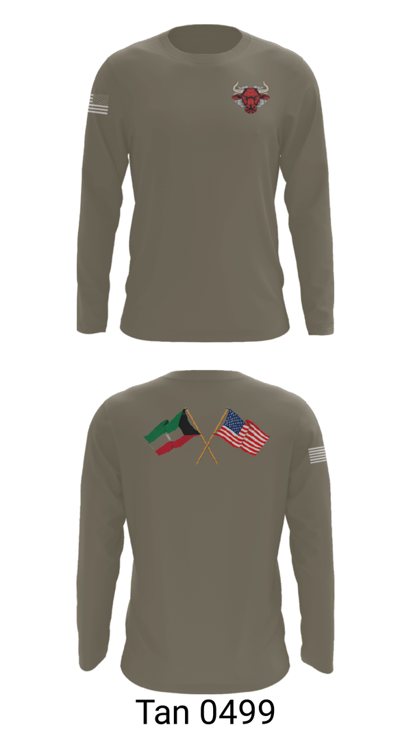 Long Sleeve Performance Shirt, 802 OD, Army, Teamtime, Team time, sublimation, custom sports apparel, team uniforms, spirit wear, spiritwear, sports uniforms, custom shirts, team store, custom team store, fundraiser sports, apparel fundraiser