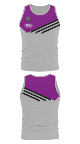 Tank Top, York South Silver Knights Basketball, Men's Basketball, Teamtime, Team time, sublimation, custom sports apparel, team uniforms, spirit wear, spiritwear, sports uniforms, custom shirts, team store, custom team store, fundraiser sports, apparel fundraiser