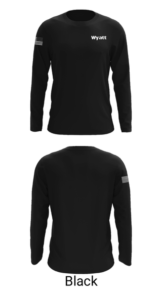 Long Sleeve Performance Shirt, Wyatt, Police, Teamtime, Team time, sublimation, custom sports apparel, team uniforms, spirit wear, spiritwear, sports uniforms, custom shirts, team store, custom team store, fundraiser sports, apparel fundraiser