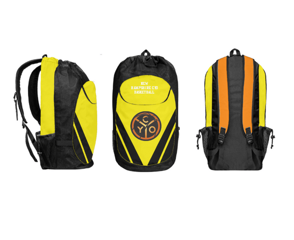 Gear Bag, New Hampshire Cyo Basketball, Men's Basketball, Teamtime, Team time, sublimation, custom sports apparel, team uniforms, spirit wear, spiritwear, sports uniforms, custom shirts, team store, custom team store, fundraiser sports, apparel fundraiser