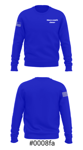 Crew Neck Sweatshirt, Moco youth cheer, Cheer, Teamtime, Team time, sublimation, custom sports apparel, team uniforms, spirit wear, spiritwear, sports uniforms, custom shirts, team store, custom team store, fundraiser sports, apparel fundraiser