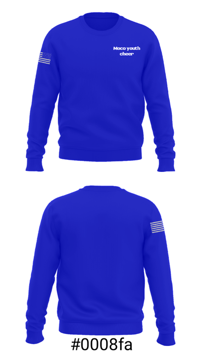 Moco youth cheer 17443780 Crew Neck Sweatshirt - 16