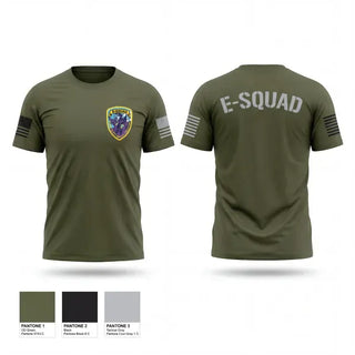 Old School Cotton Feel Shirt, E-squad, Police, Teamtime, Team time, sublimation, custom sports apparel, team uniforms, spirit wear, spiritwear, sports uniforms, custom shirts, team store, custom team store, fundraiser sports, apparel fundraiser