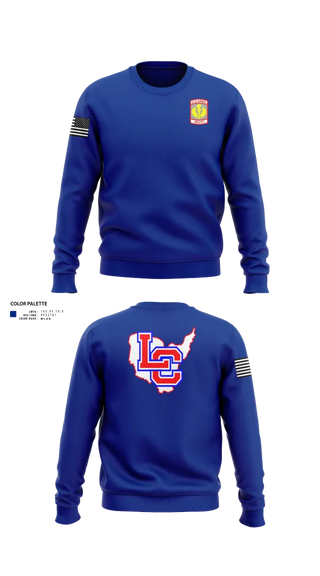 Crew Neck Sweatshirt, Lewis County Lions, , Teamtime, Team time, sublimation, custom sports apparel, team uniforms, spirit wear, spiritwear, sports uniforms, custom shirts, team store, custom team store, fundraiser sports, apparel fundraiser