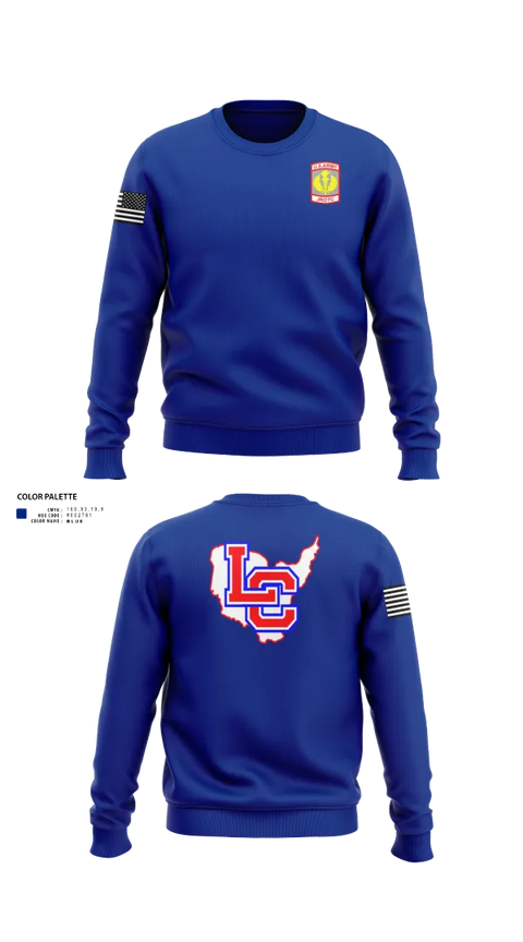 Crew Neck Sweatshirt, Lewis County Lions, , Teamtime, Team time, sublimation, custom sports apparel, team uniforms, spirit wear, spiritwear, sports uniforms, custom shirts, team store, custom team store, fundraiser sports, apparel fundraiser
