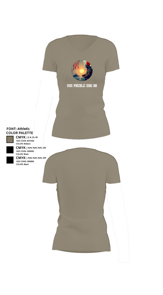 Womens Short Sleeve Vneck Shirt, Uss Preble DDG 88, , Teamtime, Team time, sublimation, custom sports apparel, team uniforms, spirit wear, spiritwear, sports uniforms, custom shirts, team store, custom team store, fundraiser sports, apparel fundraiser
