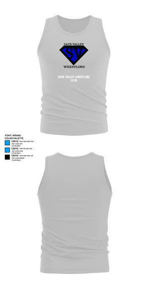 Tank Top, Sauk Valley Wrestling Club, Wrestling, Teamtime, Team time, sublimation, custom sports apparel, team uniforms, spirit wear, spiritwear, sports uniforms, custom shirts, team store, custom team store, fundraiser sports, apparel fundraiser