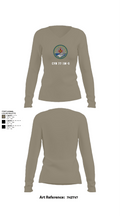 Cvn 77 IM-5 93310864 Women's Long Sleeve V-neck Shirt - 59