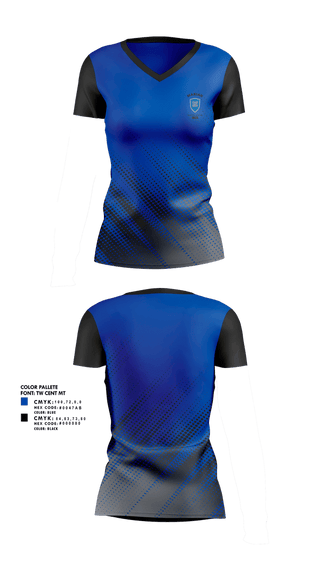 Womens Short Sleeve Vneck Shirt, Marian Crusaders Soccer, Women's Soccer, Teamtime, Team time, sublimation, custom sports apparel, team uniforms, spirit wear, spiritwear, sports uniforms, custom shirts, team store, custom team store, fundraiser sports, apparel fundraiser