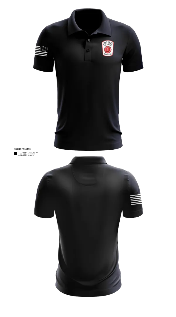 Short Sleeve Performance Polo, Coeymans Fire Co. #1, , Teamtime, Team time, sublimation, custom sports apparel, team uniforms, spirit wear, spiritwear, sports uniforms, custom shirts, team store, custom team store, fundraiser sports, apparel fundraiser