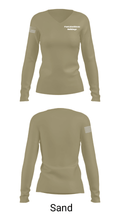 Fontainebleau Bulldogs 61397306 Women's Long Sleeve V-neck Shirt - 47
