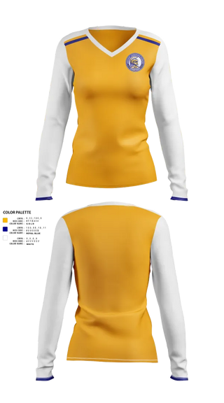 Womens Long Sleeve Vneck Shirt, Lakeview Leadership Academy Volleyball, Women's Volleyball, Teamtime, Team time, sublimation, custom sports apparel, team uniforms, spirit wear, spiritwear, sports uniforms, custom shirts, team store, custom team store, fundraiser sports, apparel fundraiser