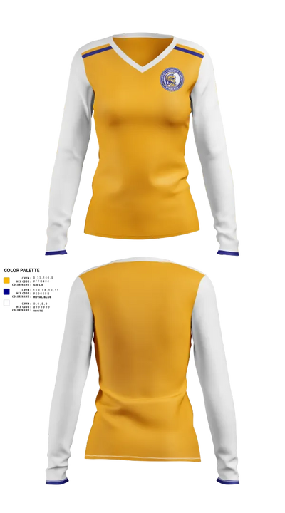 Lakeview Leadership Academy Volleyball 24149729 Women's Long Sleeve V-neck Shirt - 21