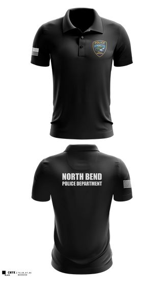Short Sleeve Performance Polo, North Bend PD, Police, Teamtime, Team time, sublimation, custom sports apparel, team uniforms, spirit wear, spiritwear, sports uniforms, custom shirts, team store, custom team store, fundraiser sports, apparel fundraiser