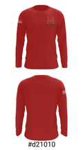 Maryland United Basketball 91556889 Long Sleeve Performance Shirt - 18
