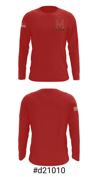 Long Sleeve Performance Shirt, Maryland United Basketball, Men's Basketball, Teamtime, Team time, sublimation, custom sports apparel, team uniforms, spirit wear, spiritwear, sports uniforms, custom shirts, team store, custom team store, fundraiser sports, apparel fundraiser