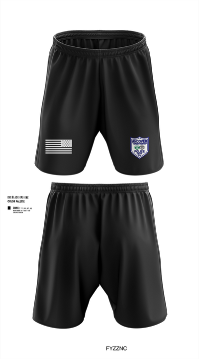 Andover Township Police Department 13076231 Athletic Shorts With Pockets - 102