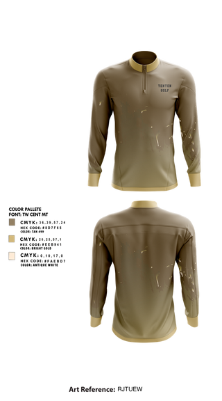 Quarter Zip Jacket, TentenTenten, Golf, Teamtime, Team time, sublimation, custom sports apparel, team uniforms, spirit wear, spiritwear, sports uniforms, custom shirts, team store, custom team store, fundraiser sports, apparel fundraiser