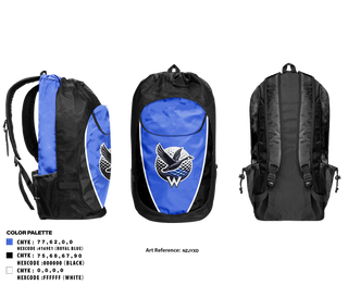 Gear Bag, Watertown High School Golf, Golf, Teamtime, Team time, sublimation, custom sports apparel, team uniforms, spirit wear, spiritwear, sports uniforms, custom shirts, team store, custom team store, fundraiser sports, apparel fundraiser