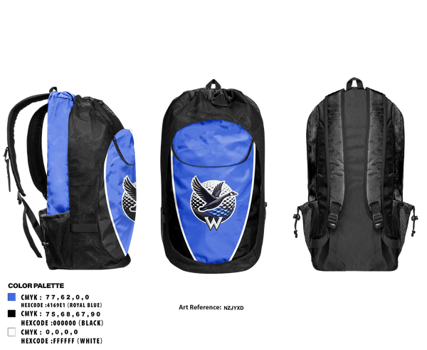 Gear Bag, Watertown High School Golf, Golf, Teamtime, Team time, sublimation, custom sports apparel, team uniforms, spirit wear, spiritwear, sports uniforms, custom shirts, team store, custom team store, fundraiser sports, apparel fundraiser