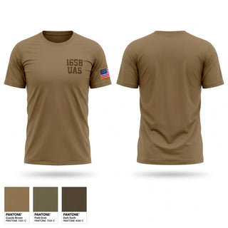 Old School Cotton Feel Shirt, 16SB UAS, Army, Teamtime, Team time, sublimation, custom sports apparel, team uniforms, spirit wear, spiritwear, sports uniforms, custom shirts, team store, custom team store, fundraiser sports, apparel fundraiser