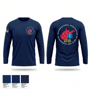 Long Sleeve Performance Shirt, IAEP Local 304, EMS/EMT, Teamtime, Team time, sublimation, custom sports apparel, team uniforms, spirit wear, spiritwear, sports uniforms, custom shirts, team store, custom team store, fundraiser sports, apparel fundraiser