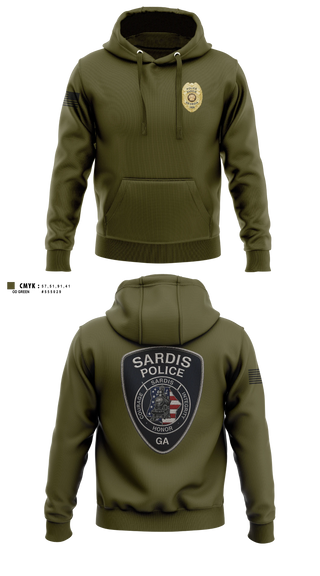 Hoodie, Sardis Police Department, Police, Teamtime, Team time, sublimation, custom sports apparel, team uniforms, spirit wear, spiritwear, sports uniforms, custom shirts, team store, custom team store, fundraiser sports, apparel fundraiser