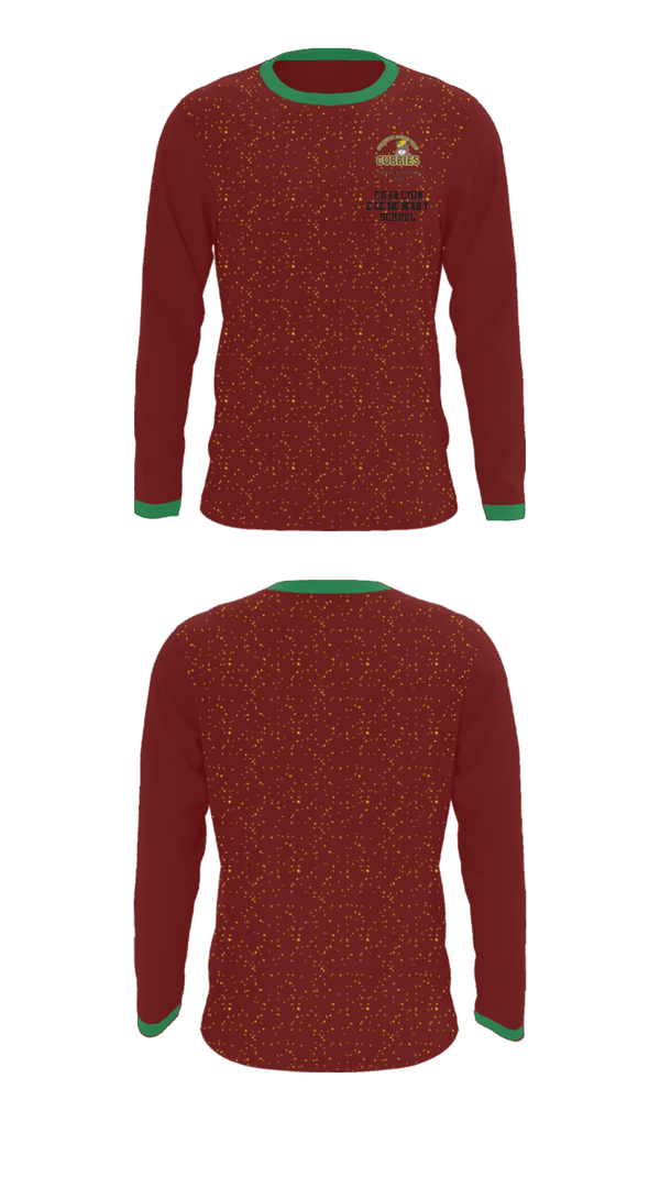 Long Sleeve Performance Shirt, Charlton Elementary School, Spirit Store, Teamtime, Team time, sublimation, custom sports apparel, team uniforms, spirit wear, spiritwear, sports uniforms, custom shirts, team store, custom team store, fundraiser sports, apparel fundraiser