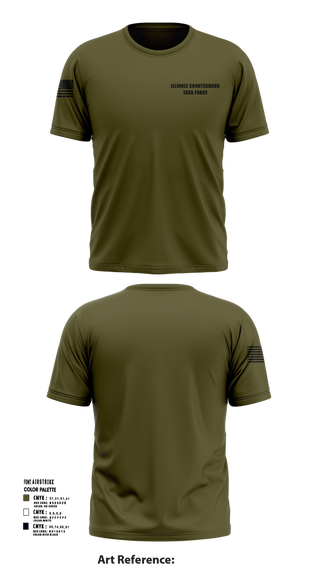 Short Sleeve Performance Shirt, Illinois Counterdrug Task Force, , Teamtime, Team time, sublimation, custom sports apparel, team uniforms, spirit wear, spiritwear, sports uniforms, custom shirts, team store, custom team store, fundraiser sports, apparel fundraiser