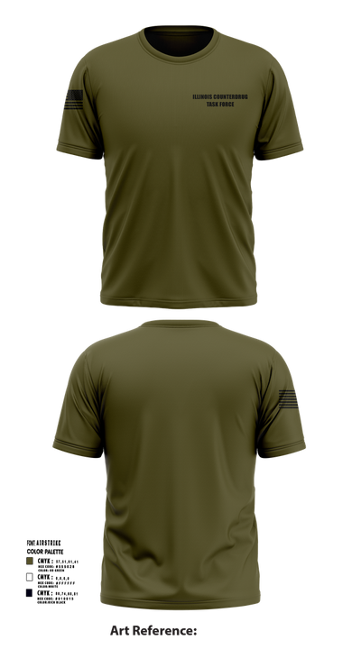 Illinois Counterdrug Task Force 54341154 Short Sleeve Performance Shirt - 12