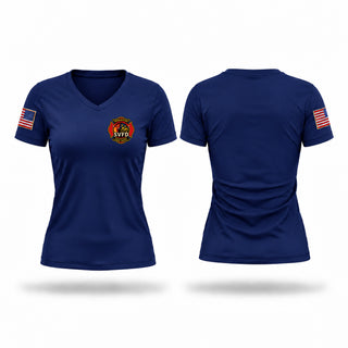 Womens Short Sleeve Vneck Shirt, Sequatchie Vol. Fire Dept., Fire Department, Teamtime, Team time, sublimation, custom sports apparel, team uniforms, spirit wear, spiritwear, sports uniforms, custom shirts, team store, custom team store, fundraiser sports, apparel fundraiser